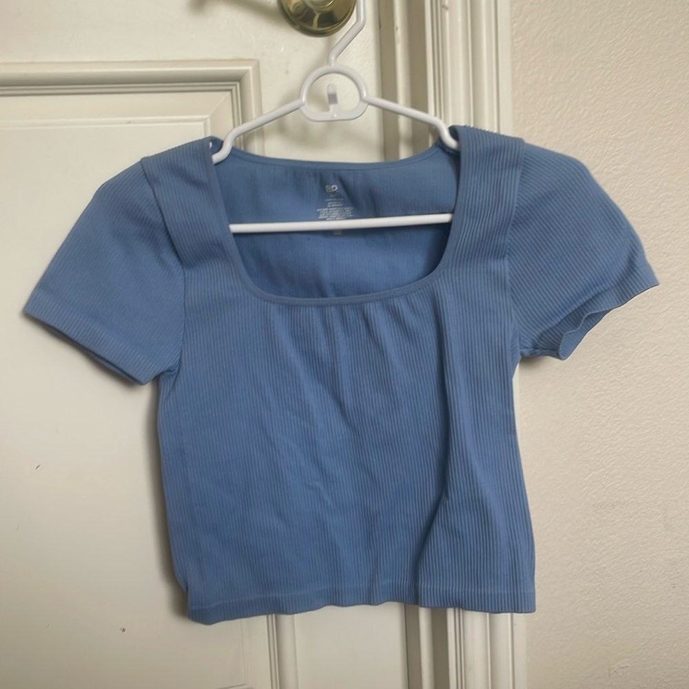 BP Blue square neck top - Picture 2 of 4